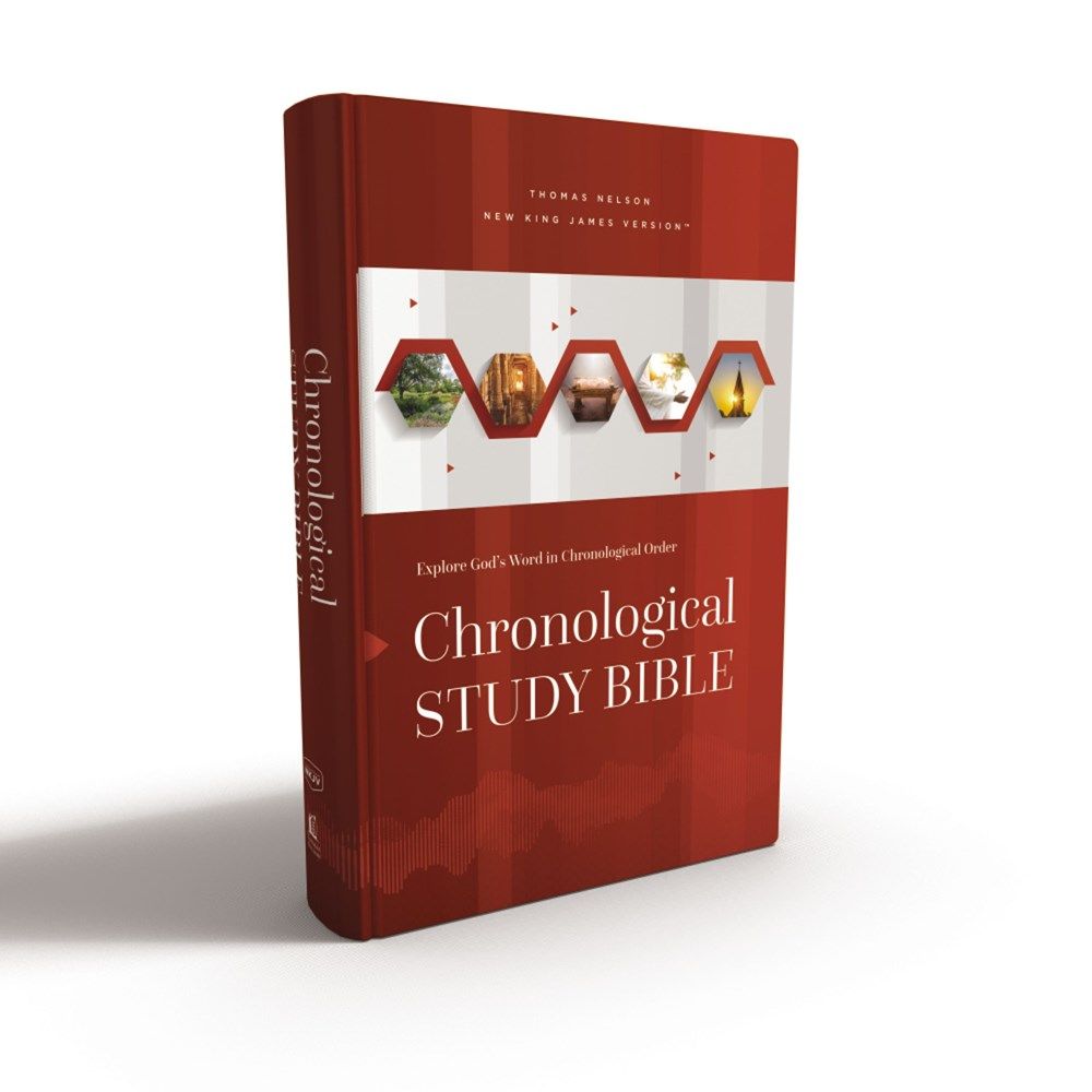 NKJV, Chronological Study Bible, Hardcover, Comfort Print by Thomas Nelson – Book Hero