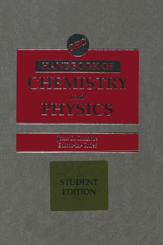 CRC Handbook of Chemistry and Physics, Student Edition