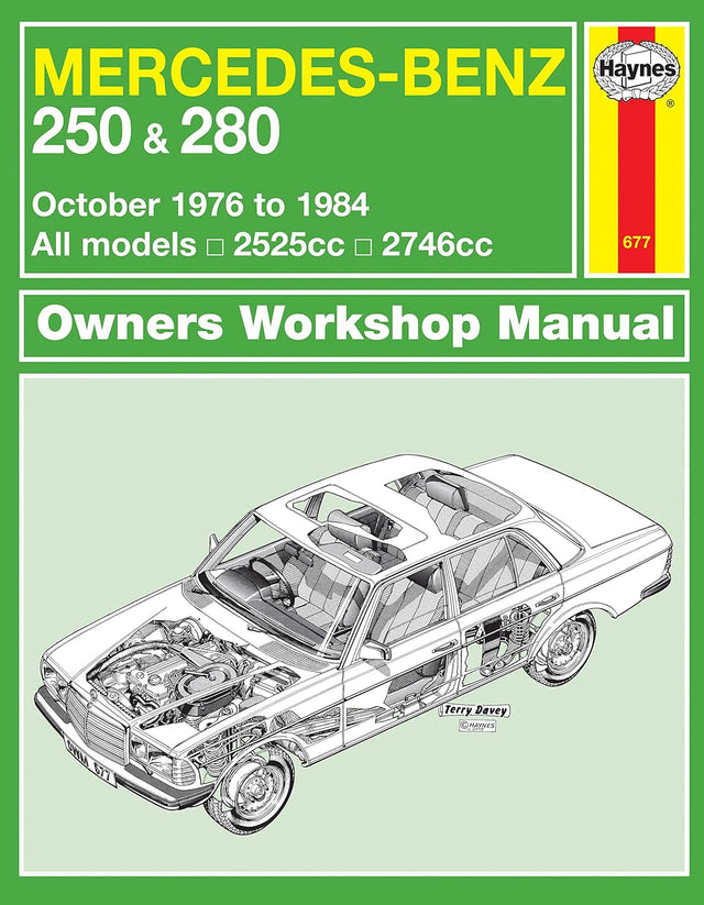 Mercedes-Benz 250 & 280 123 Series Petrol (Oct 76 - 84) Haynes Repair Manual