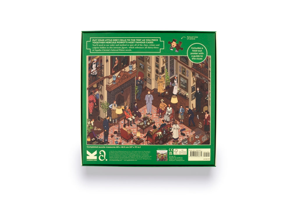 The World of Hercule Poirot - 1000 Piece Jigsaw Puzzle