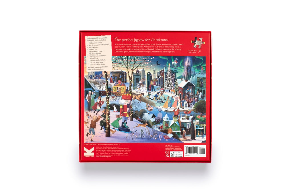 A Book Lover's Christmas - 1000 Piece Jigsaw Puzzle