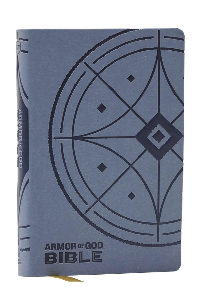 NKJV Armor of God Bible, Blue/Gray Leathersoft (Children’s Bible, Red Letter, Comfort Print, Holy Bible): New King James Version
