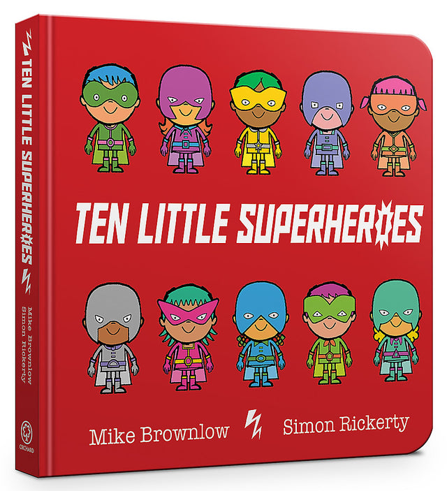 Ten Little Superheroes Board Book