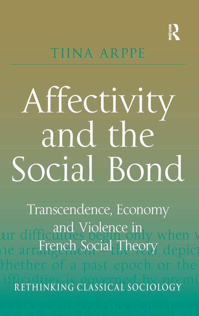 Affectivity and the Social Bond