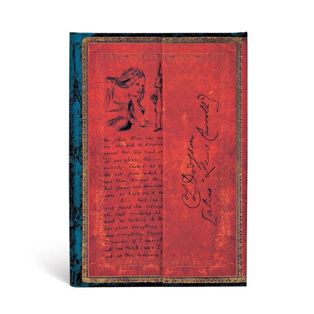 Lewis Carroll, Alice in Wonderland Mini Unlined Hardcover Journal