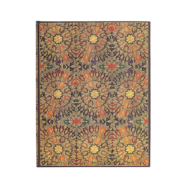 Fire Flowers Ultra Lined Hardcover Journal (Elastic Band Closure)