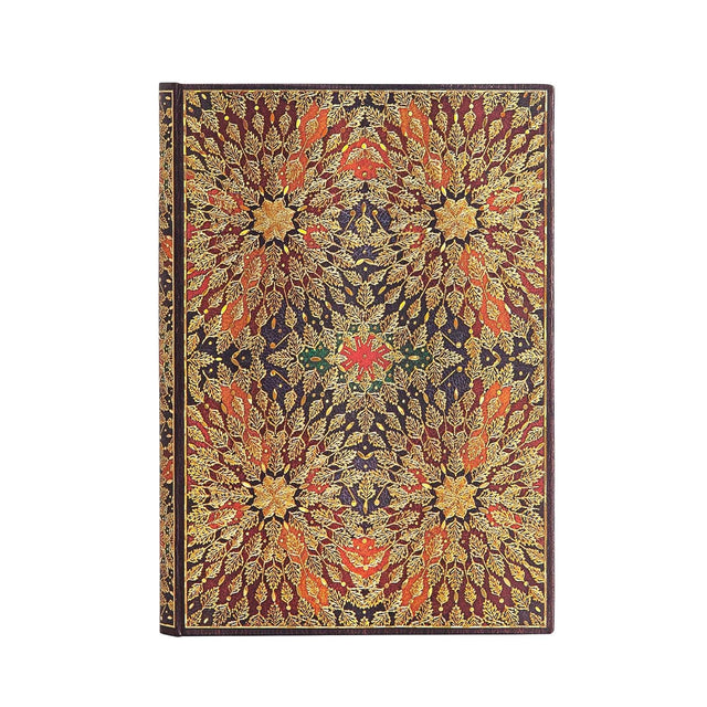 Fire Flowers Unlined Hardcover Journal