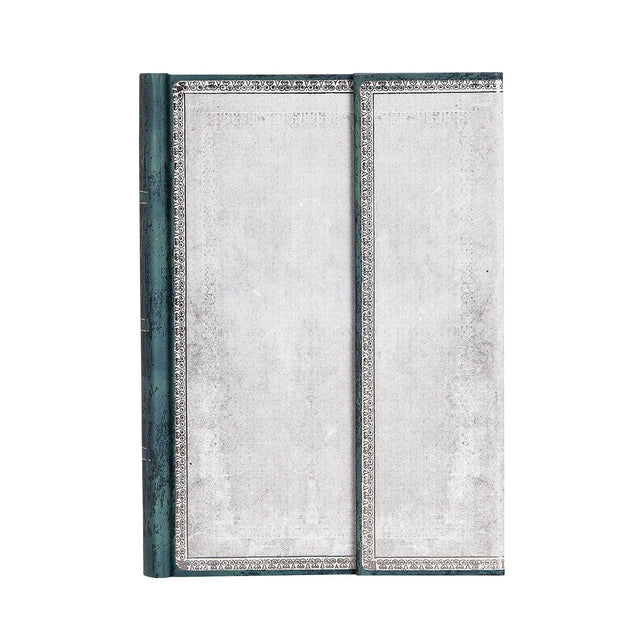 Flint Midi Lined Hardcover Journal (Wrap Closure)