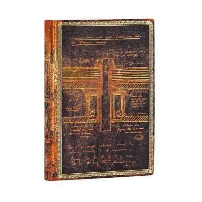 Tesla, Sketch of a Turbine Mini Lined Softcover Flexi Journal