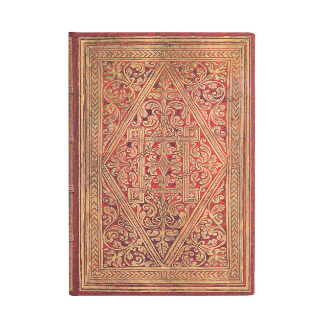 Golden Pathway Midi Lined Hardcover Journal (Elastic Band Closure)