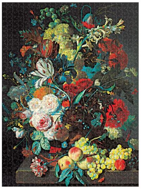 Van Huysum Still Life Burst Jigsaw Puzzle - 1000 Piece