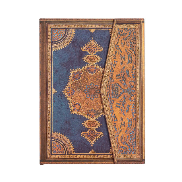 Safavid Indigo (Safavid Binding Art) Midi Unlined Hardcover Journal