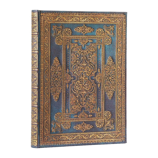 Blue Luxe (Luxe Design) Ultra Lined Hardback Journal (Elastic Band Closure)