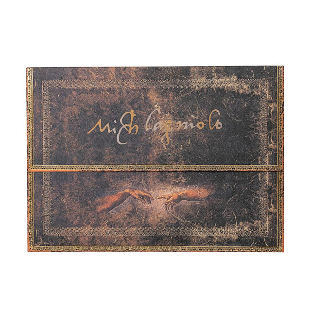 Michelangelo, Handwriting (Embellished Manuscripts Collection) Document Folder (Wrap Closure)