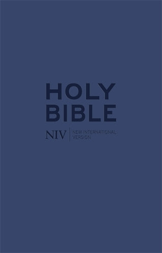 NIV Tiny Navy Soft-tone Bible with Zip
