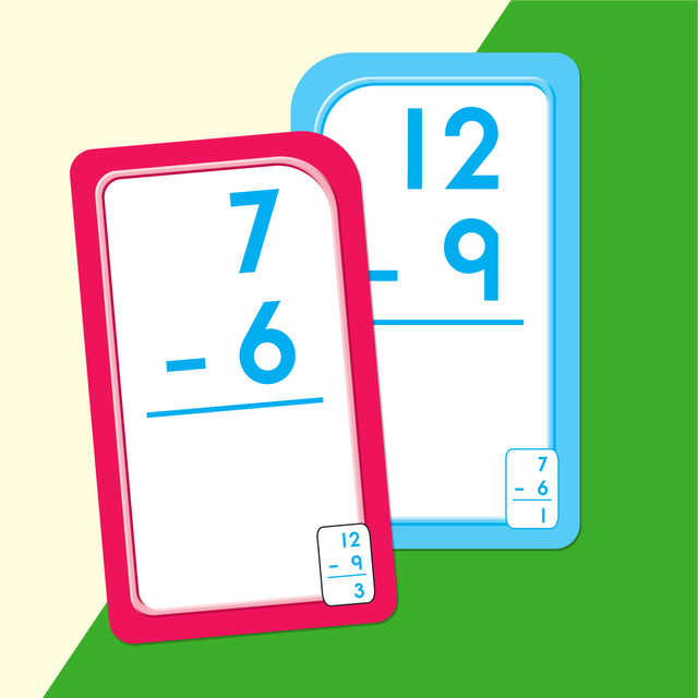 School Zone Flash Cards Subtraction 0-12