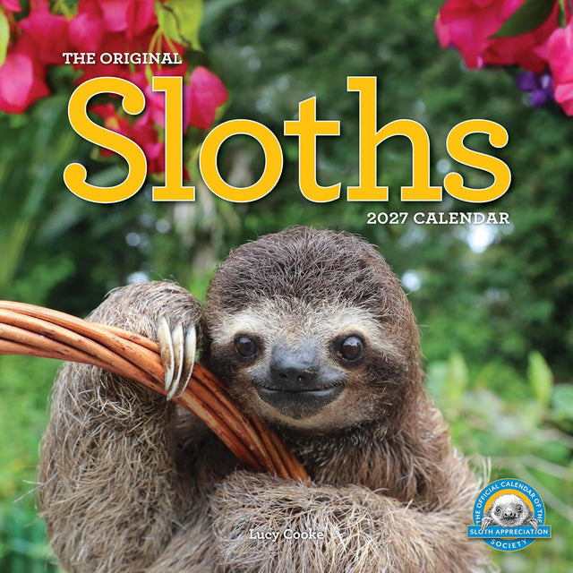 Original Sloths Wall Calendar 2027