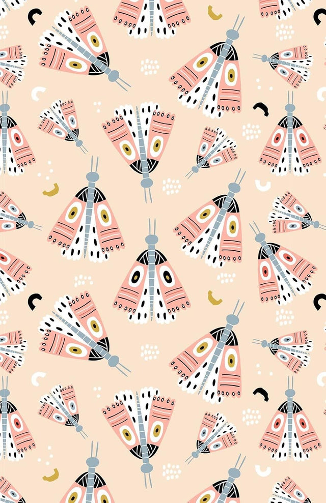 Moths and Moonlight (Blank Lined Journal)