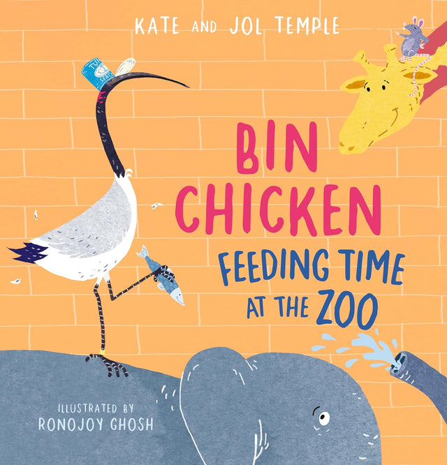 Bin Chicken Feeding Time at the Zoo