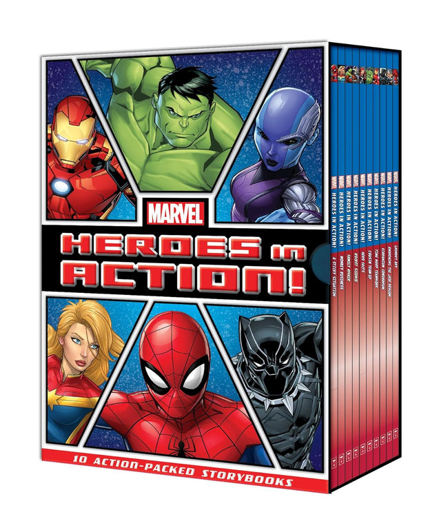 Marvel: Heroes in Action! (10-Book Boxed Set)