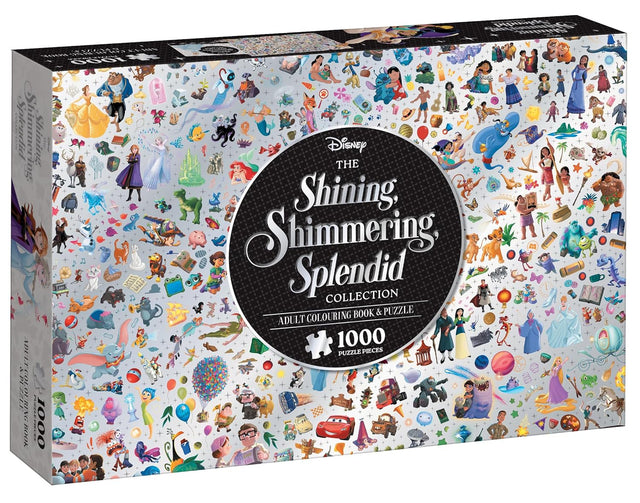 The Shining Shimmering Splendid Collection: Adult Colouring Book and Puzzle (Disney: 1000 Pieces)