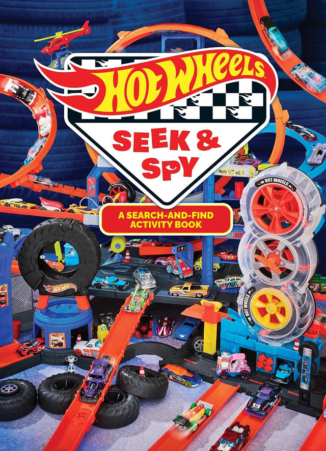 Hot Wheels Seek and Spy: A Search-and-Find Activity Book (Mattel)