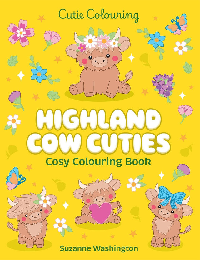 Highland Cow Cuties: Cosy Colouring Book (Cutie Colouring)