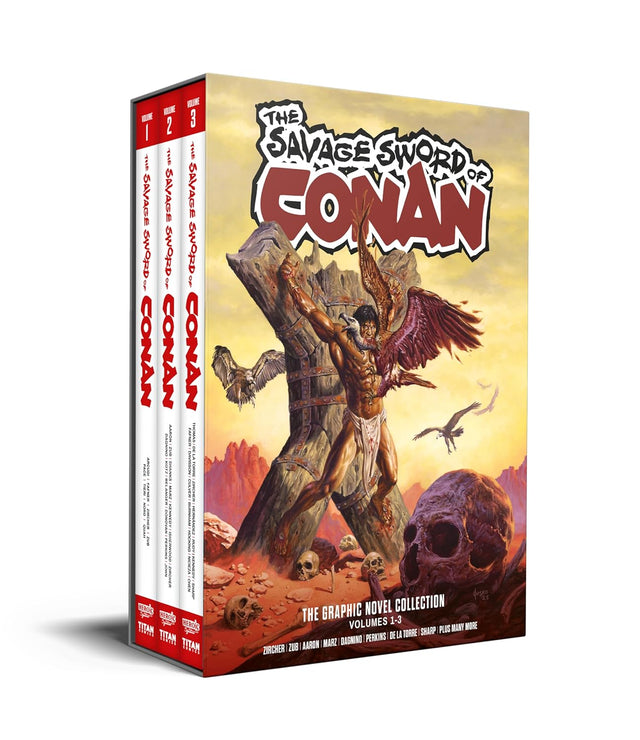 The Savage Sword of Conan 1-3 Slipcase Set