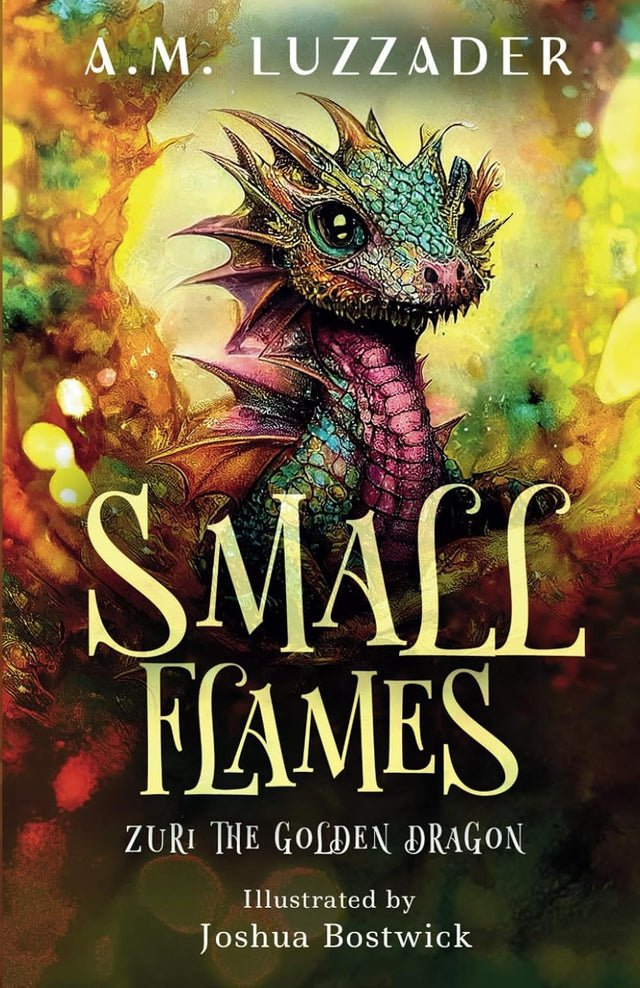Small Flames Zuri the Golden Dragon