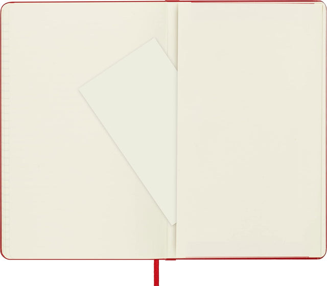 Moleskine Large Ruled Hardcover Notebook Scarlet Red