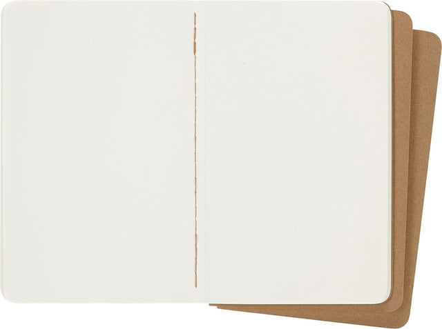 Moleskine Plain Cahier - Kraft Cover (3 Set)