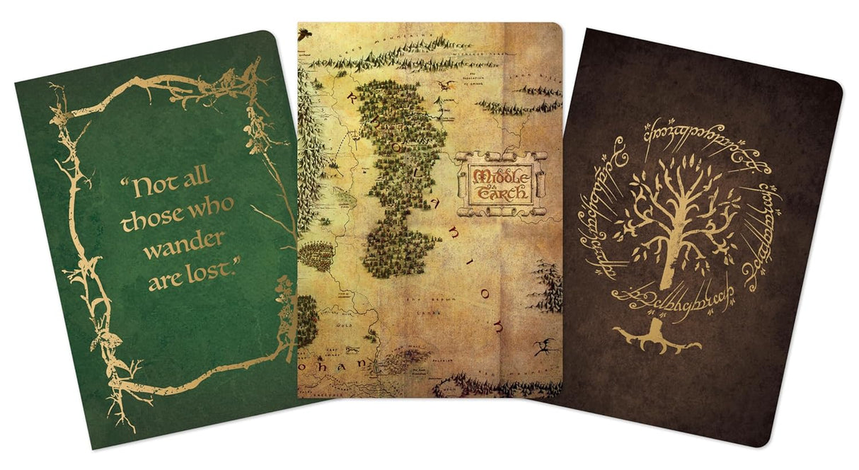Lord of the Rings Planner Notebook Collection (Set of 3)
