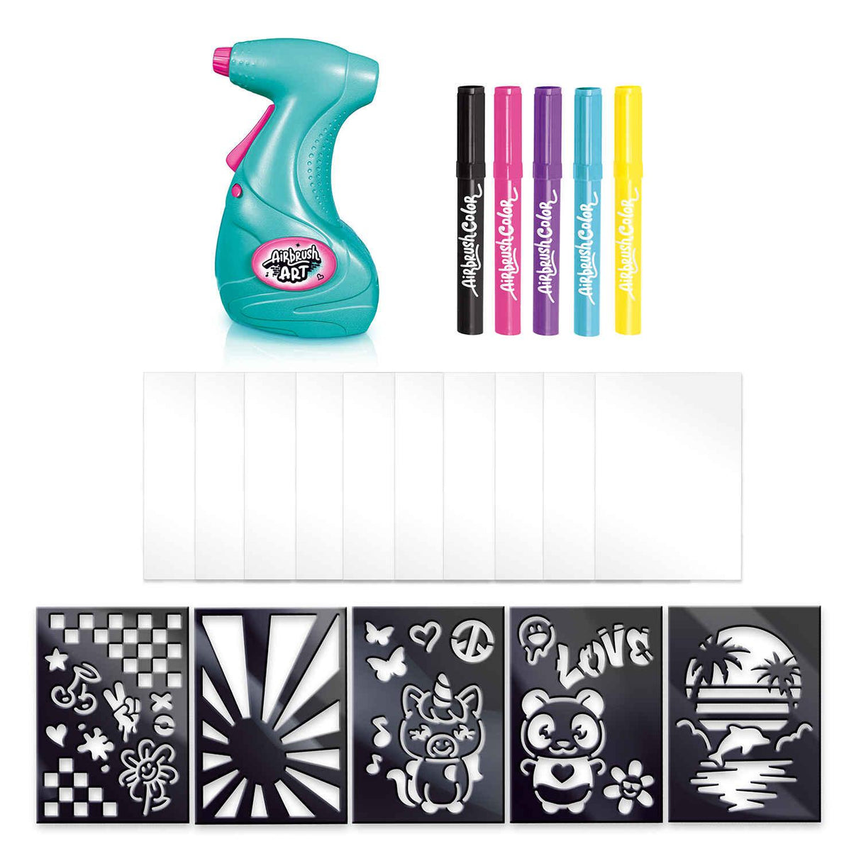 Airbrush Plush Art Mini Poster Kit