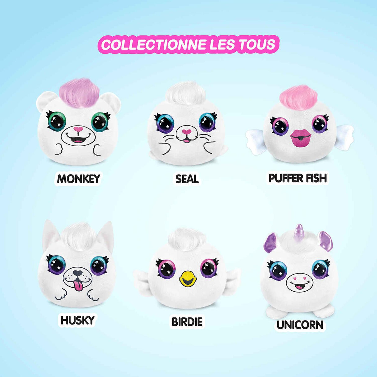 Airbrush Plush Neon Mini Mystery (2 Pack)