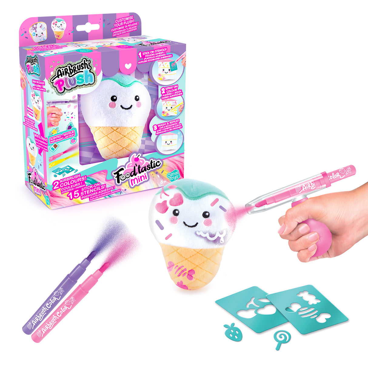 Airbrush Plush Food'tastic Mini