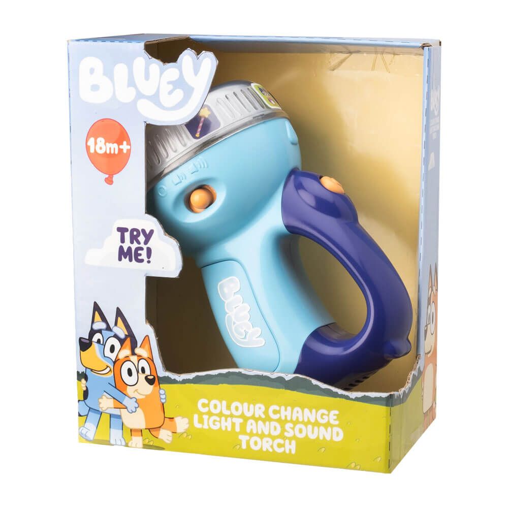 Bluey - Colour Change Light & Sound Torch