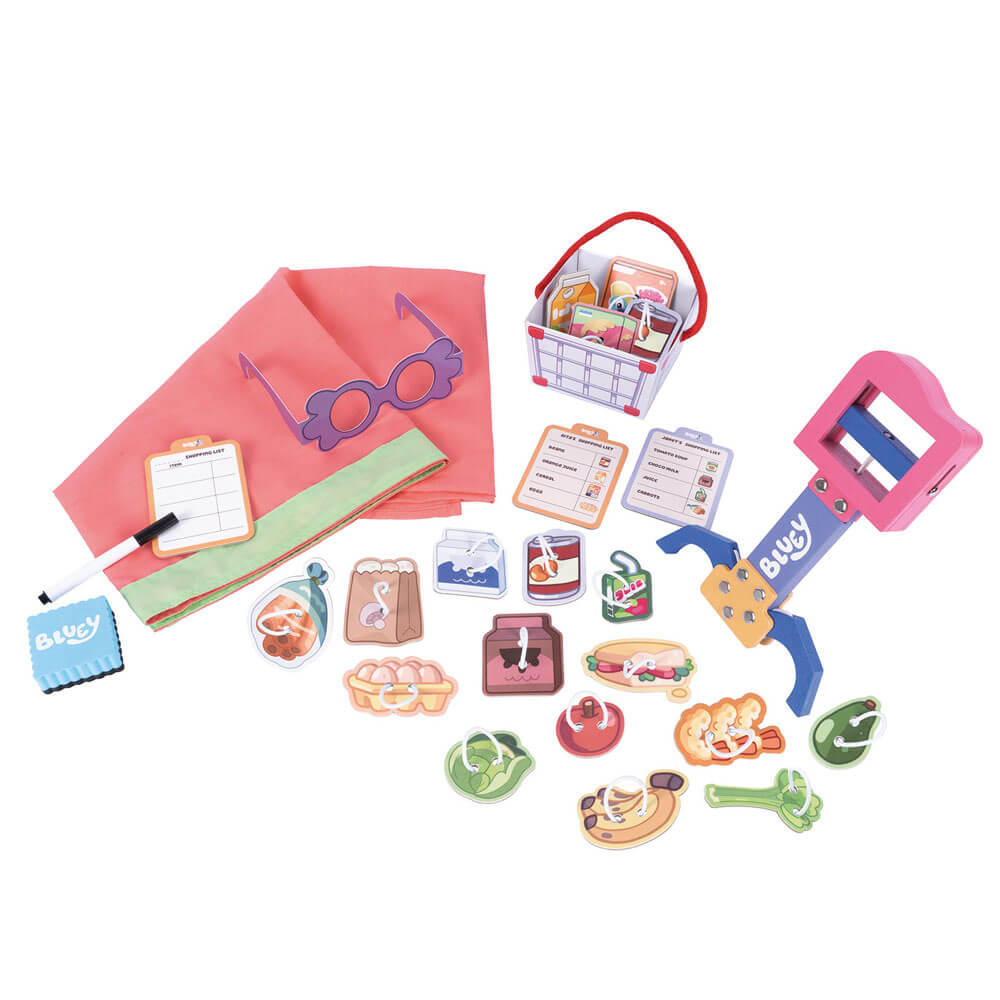 Bluey - Wooden Grannies Shopping Game