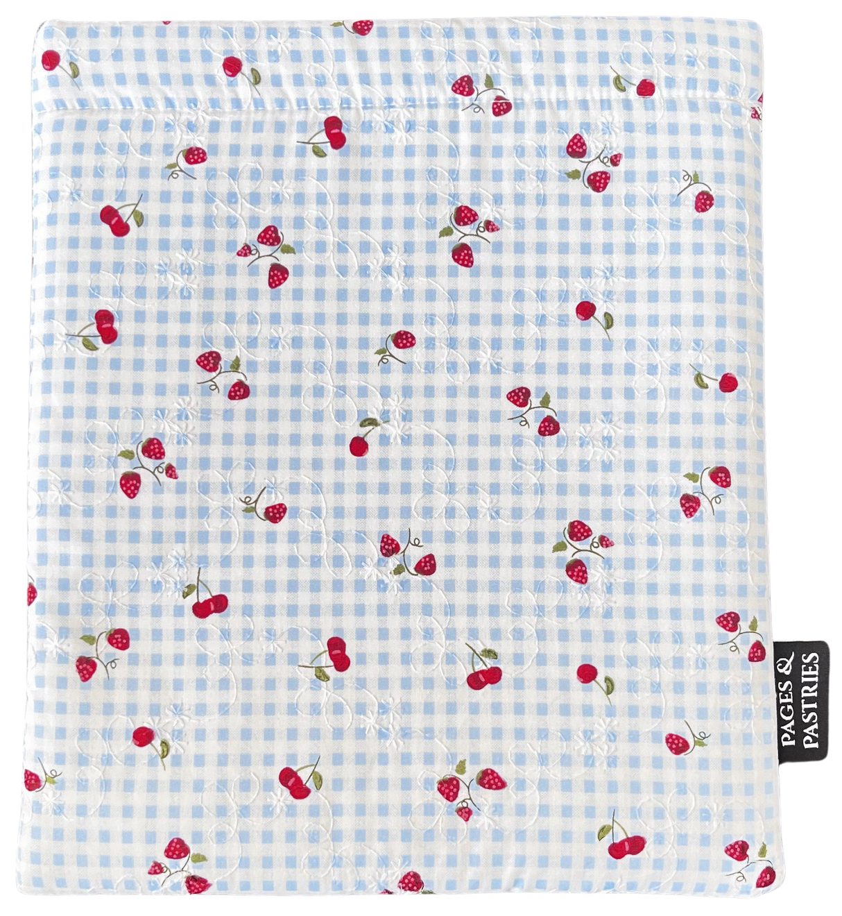 Pages & Pastries: Large Book Sleeve - Berry Basket