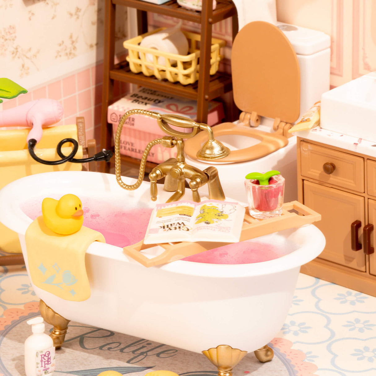 Rolife: Pop Bubble Bathroom - Super Creator Plastic DIY Miniature Puzzle