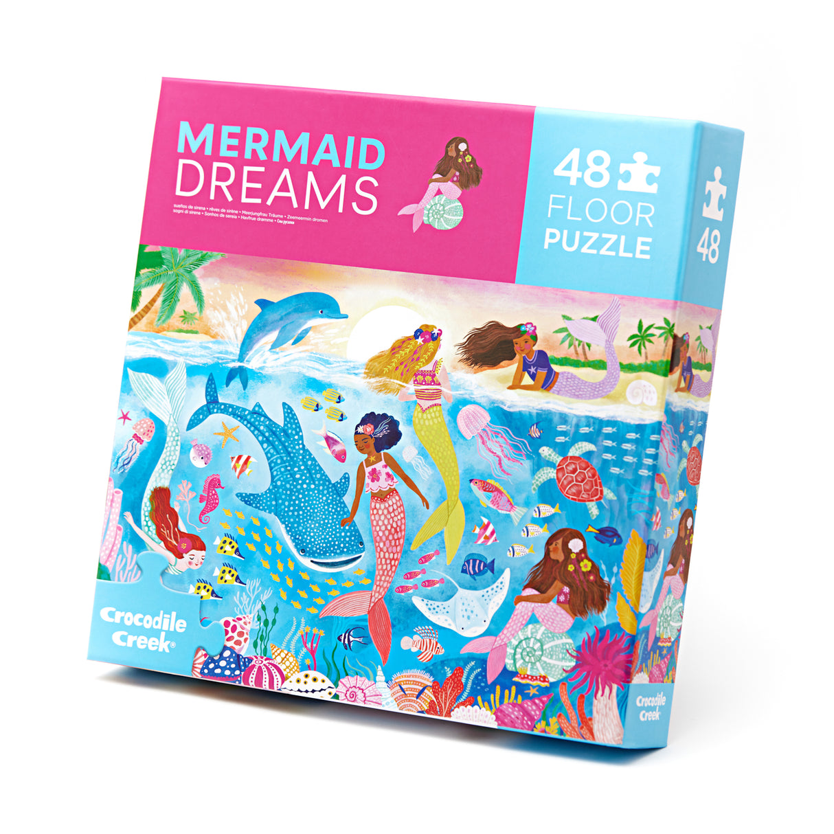 Crocodile Creek: Mermaid Dreams Puzzle - 48pc