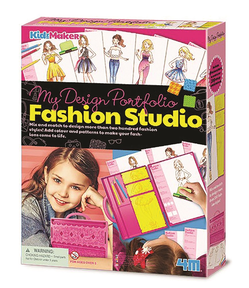 4M: KidzMaker My Design Portfolio Fashion Studio