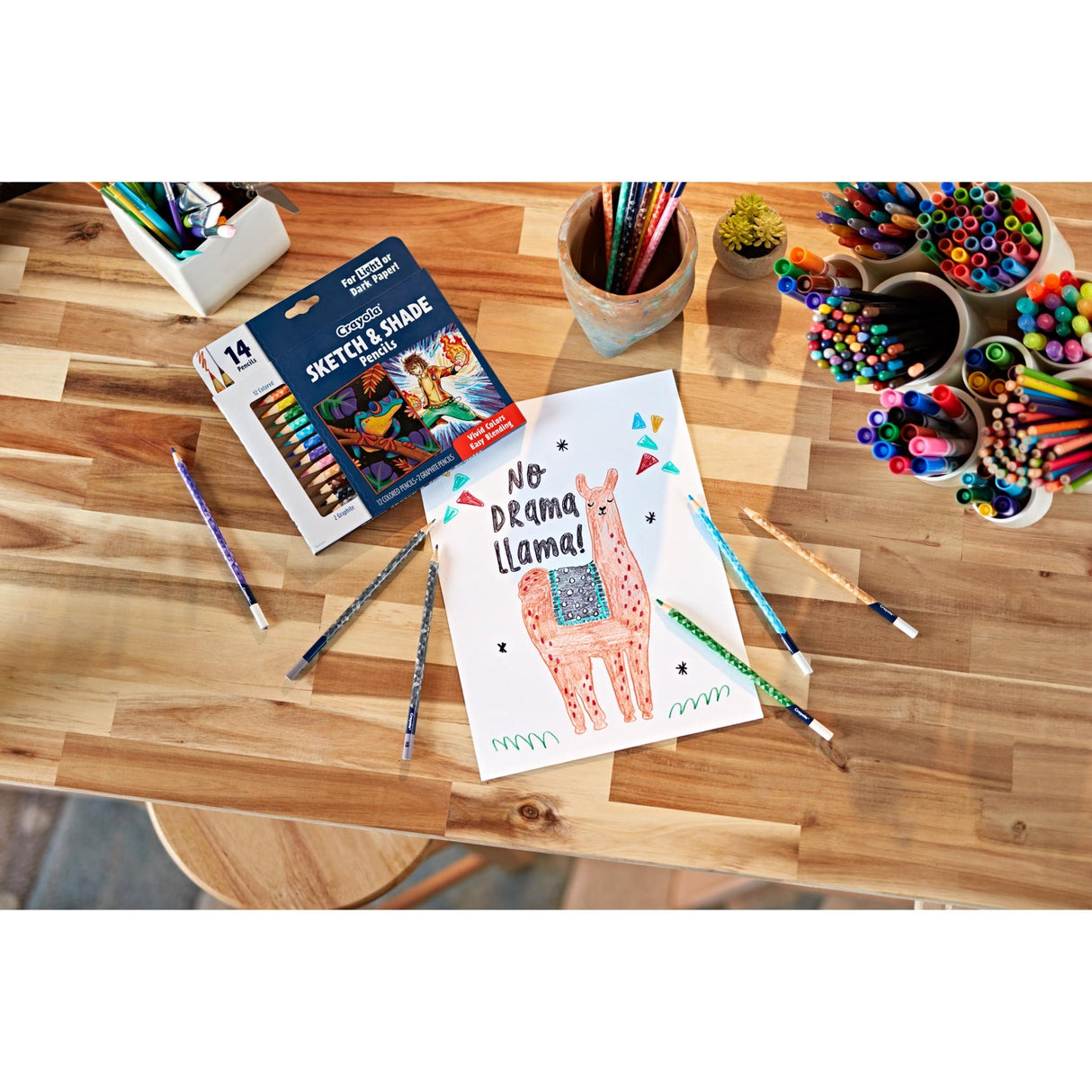 Crayola Sketch & Shade Pencil 14 Pack