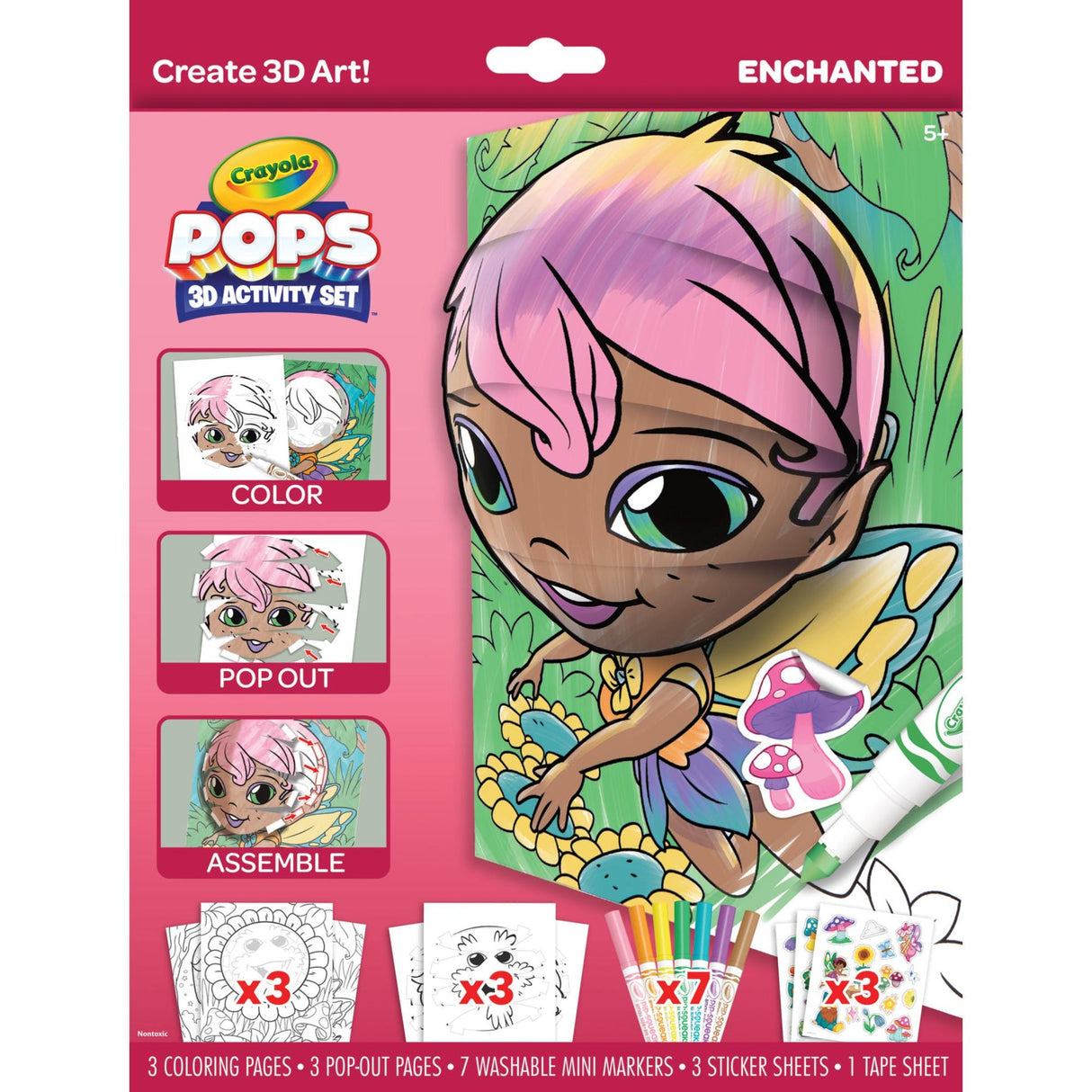 Crayola POPS 3-D Activity Set Enchanted
