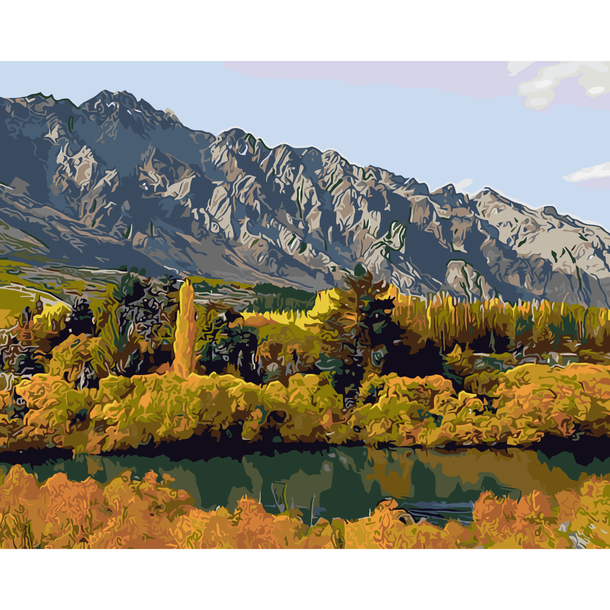 Kiwi Paint By Numbers - Remarkable Ranges