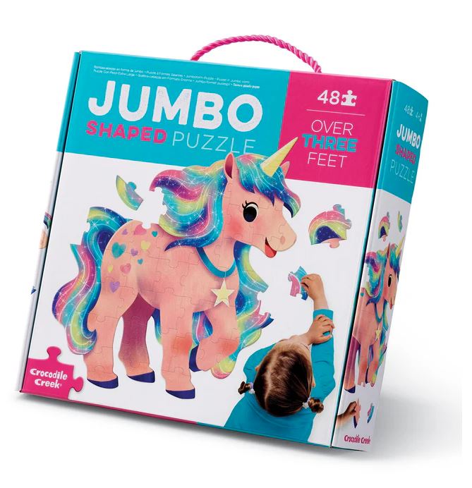 Crocodile Creek: 48pc Jumbo Floor Puzzle - Unicorn