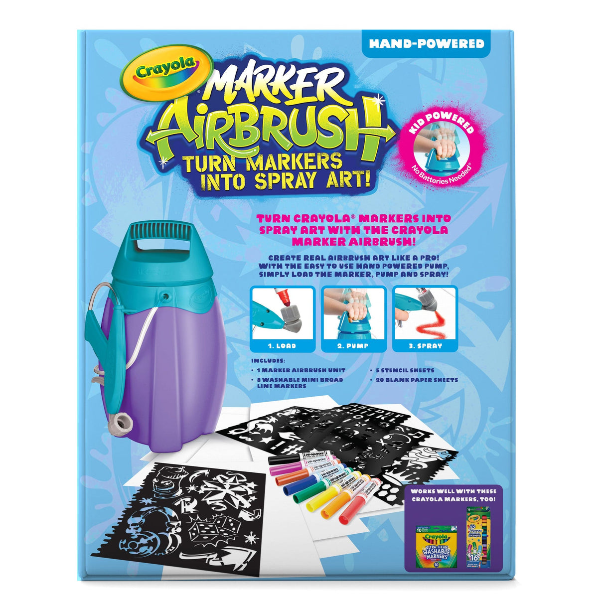 Crayola Marker Airbrush Kit Refresh