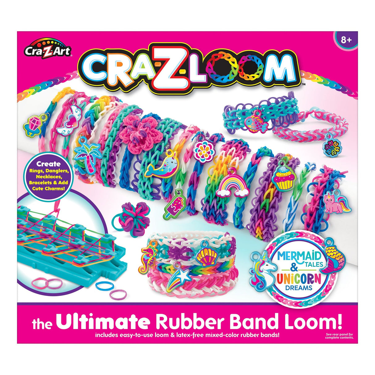 Cra-Z-Loom Charm Loom Studio Mermaid And Unicorn