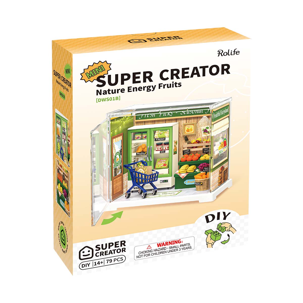 Rolife: Nature Energy Fruits - Super Creator Plastic DIY Miniature Puzzle