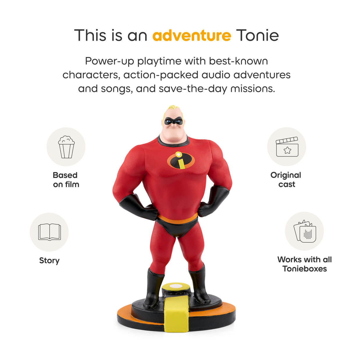 tonies: Disney Pixar The Incredibles - Mr Incredible Tonies Audio Character