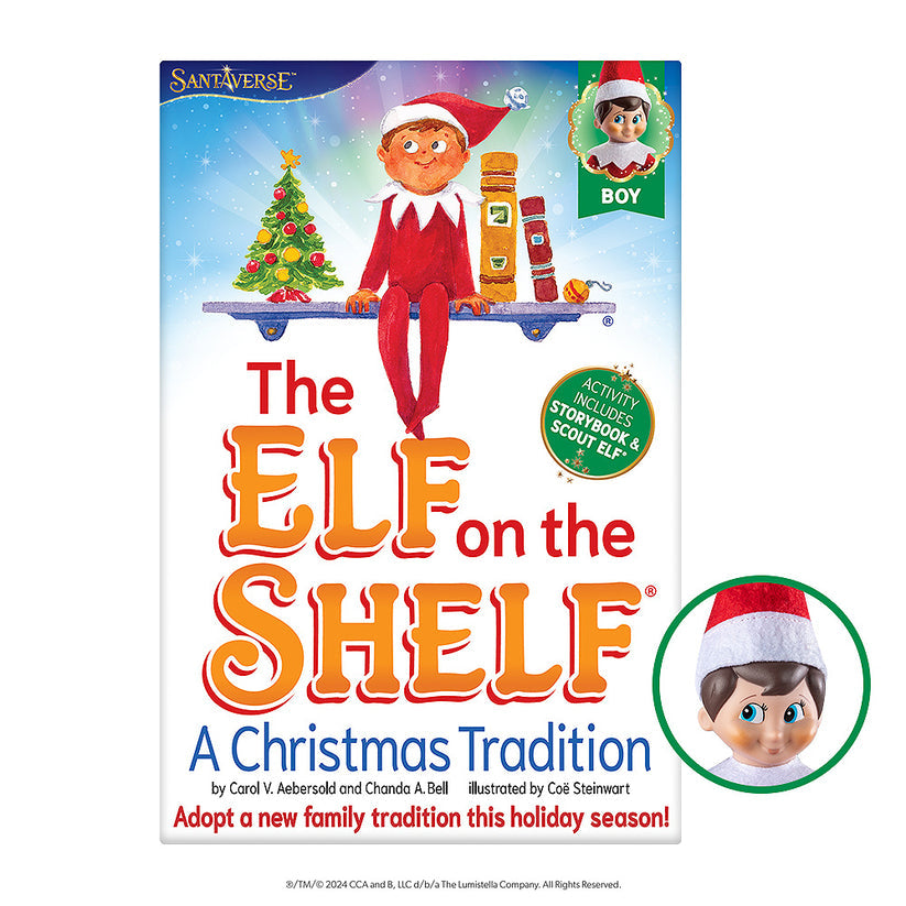 The Elf on the Shelf Boy - Book & Toy Box Set